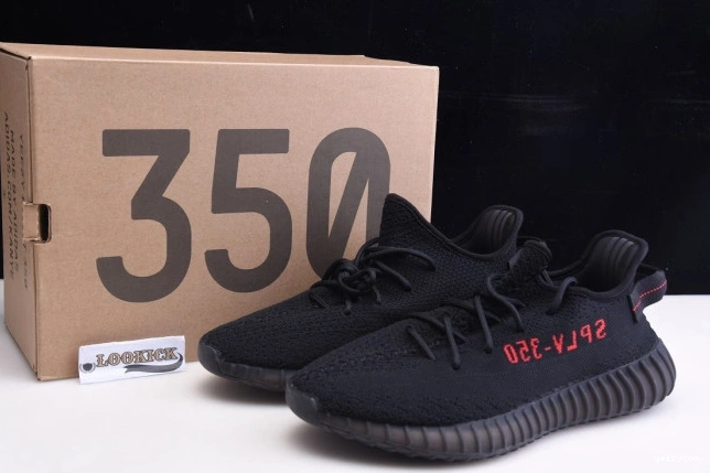 Yeezy Black V2 350 Adidas CP9652 Boost Red 1206